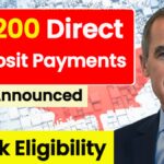 $2,200 Direct Deposit Payments Announced