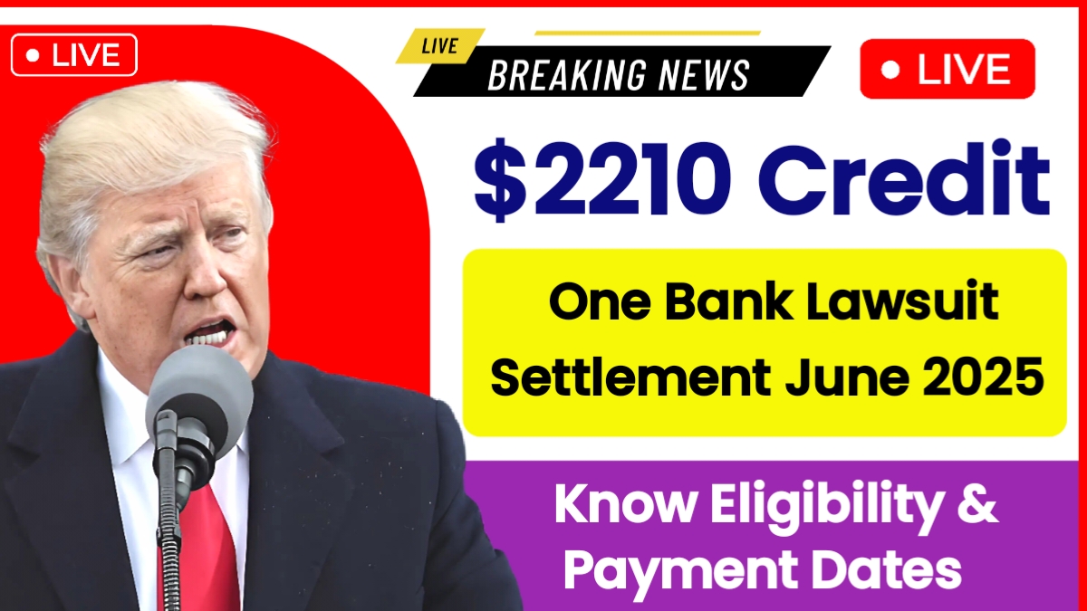 $2210 Credit One Bank Lawsuit Settlement June 2025