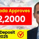 Canada $2,200 Direct Deposits for 2025