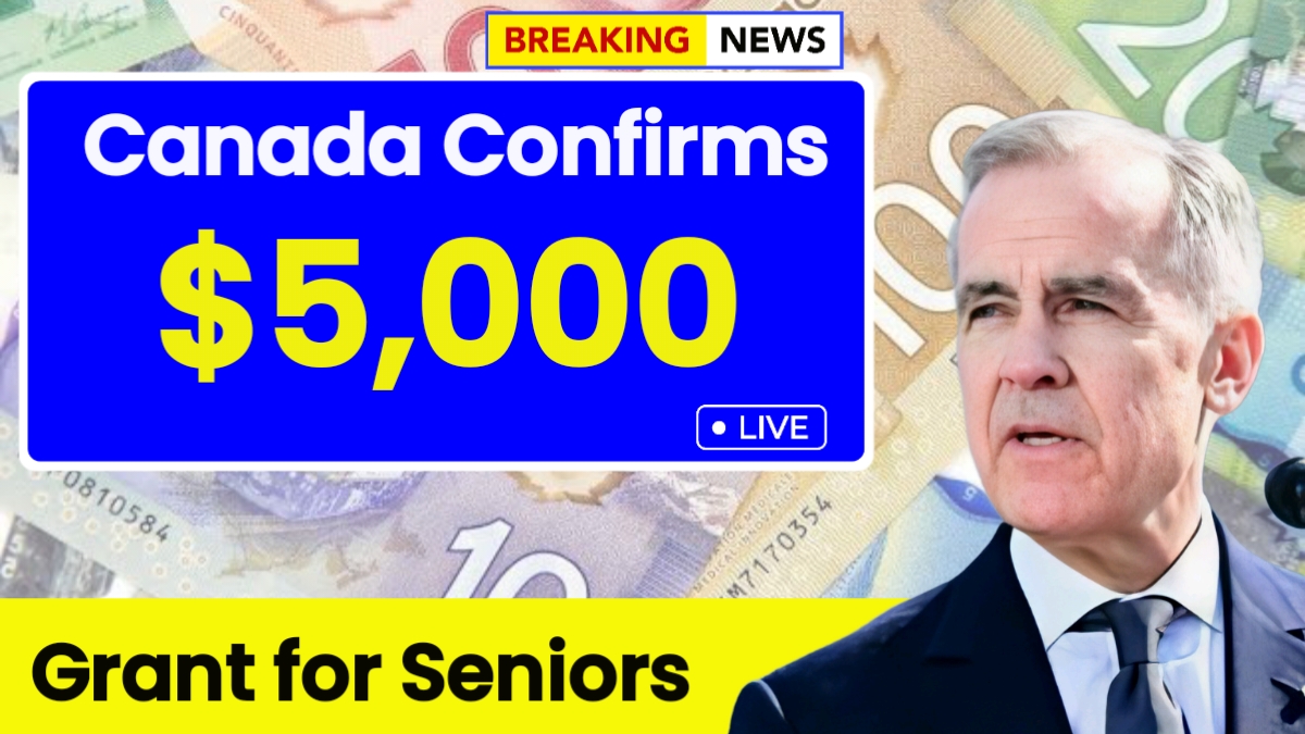 Canada Confirms $5,000 Grant for Seniors