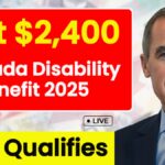 Get $2,400 Annually with the Canada Disability Benefit